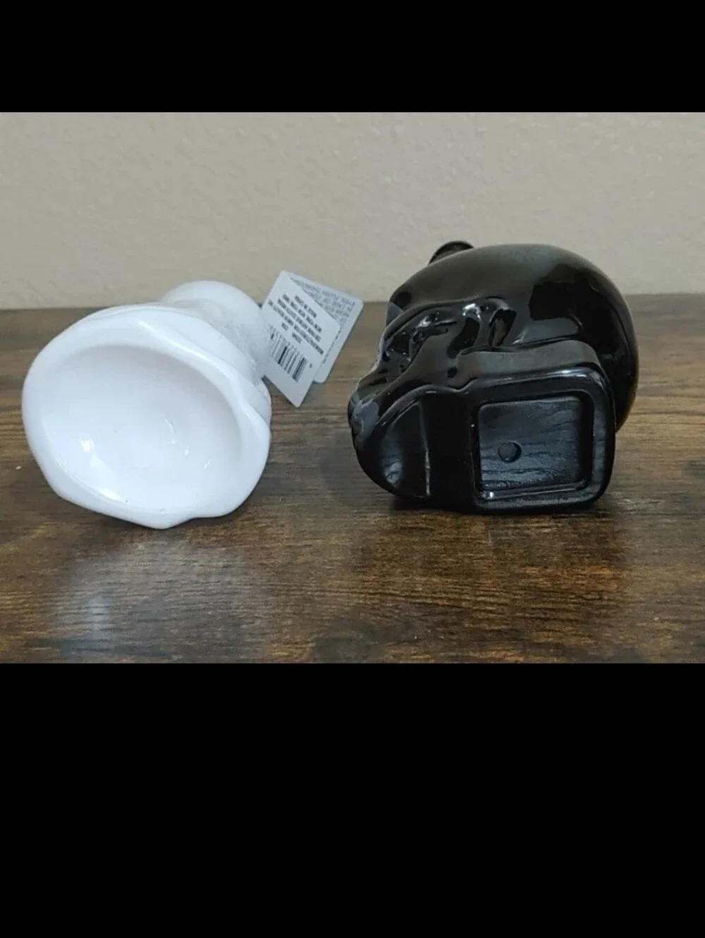 Cool Spooky 2pc-SET Halloween GHOST & SKULL Refillable PLASTIC Dispenser Scented